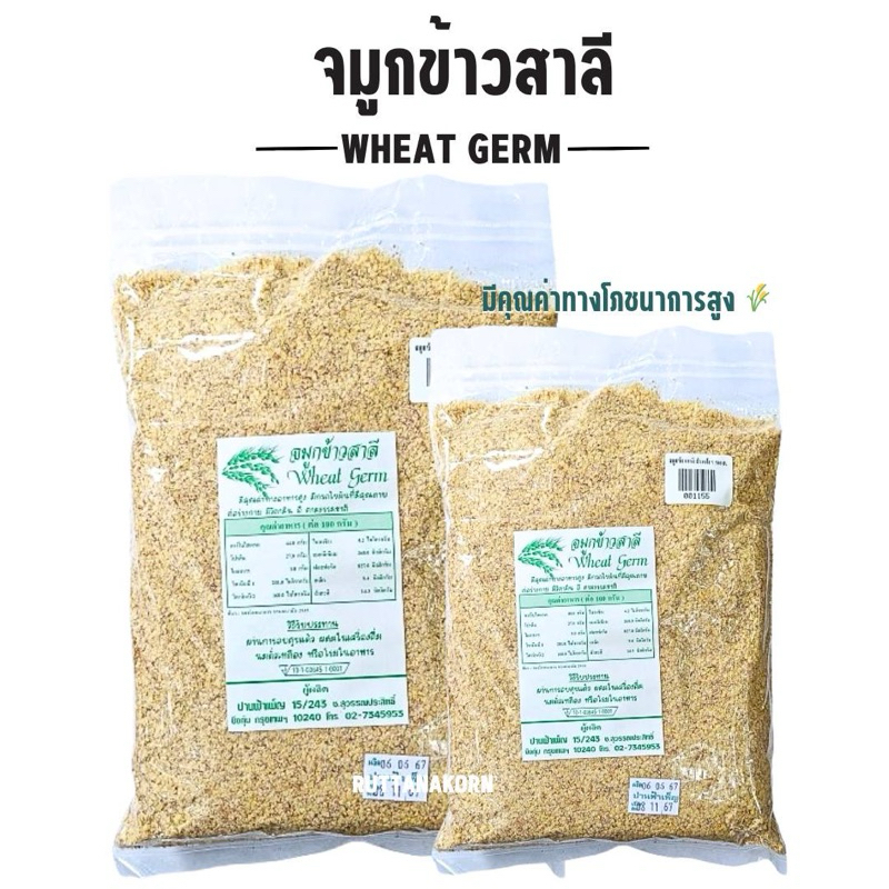 จมูกข้าวสาลี อบสุกพร้อมทาน Wheat Germ อาหารเพิ่มโภชนาการ หอมอร่อย ทานง่าย