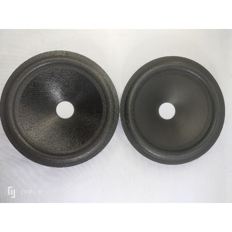 หน้ากระดาษลำโพง 6 นิ้วขอบฟอง มี เคลือบเงา และ แบบด้าน รู 25 มิล.