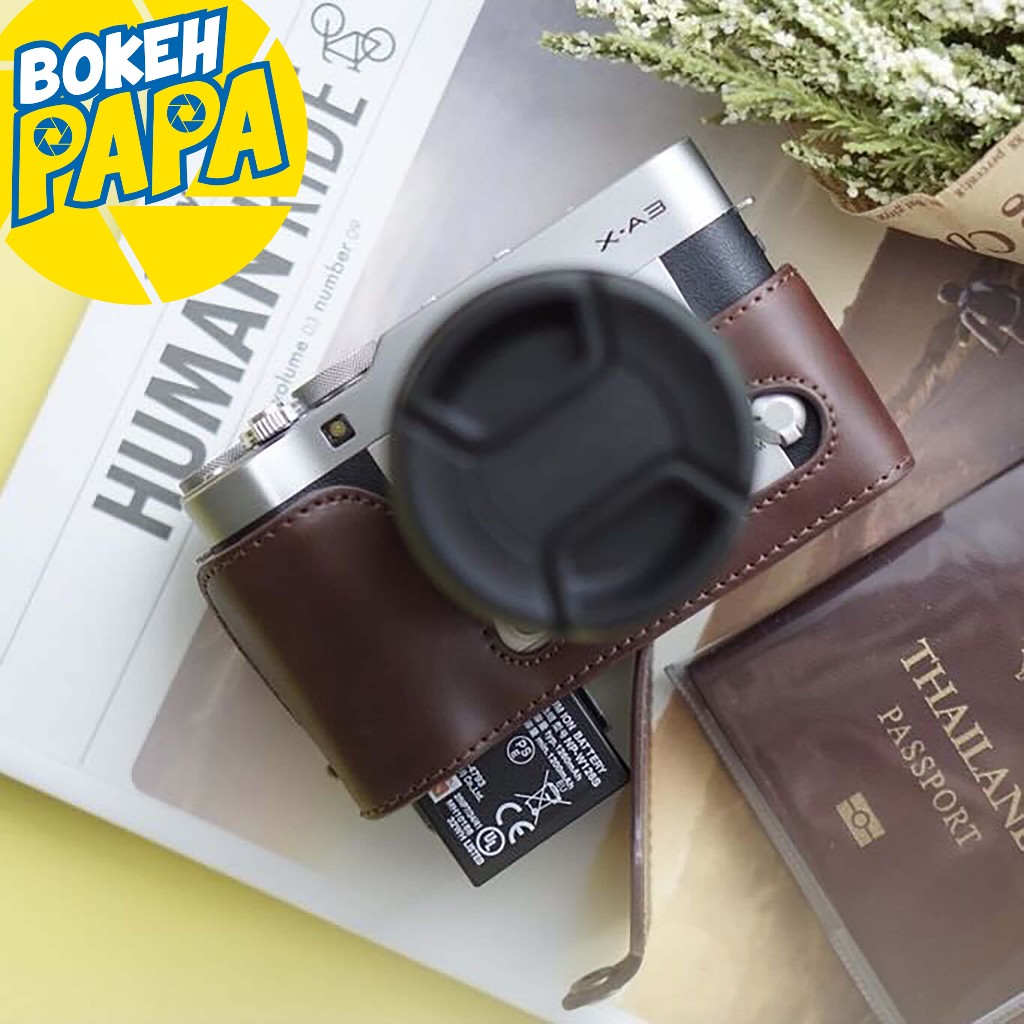เคส Fuji XA3 / XA5 สามารถเปิดช่องแบตได้ ( เคส หนัง Camera Case / Full case / half case / เคส กล้อง ฟูจิ XA 3 / XA 5 )