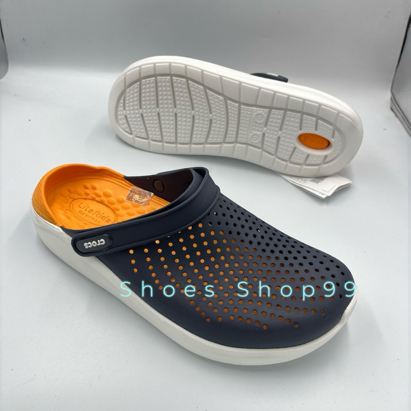Crocs Lite Ride Clog รองเท้าแตะแบบลำลองงานดีมาใหม่สุดฮิตใส่ได้ทุกเพศ