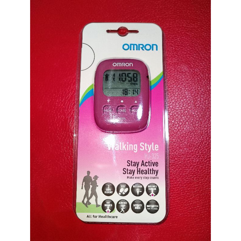 เครื่องนับก้าวเดิน OMRON รุ่น HJ-325