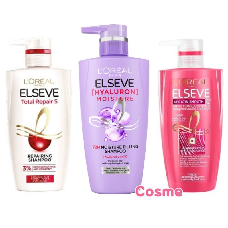 L’OREAL ELSEVE SHAMPOO ลอรีอัล แอลแซฟ แชมพู ขนาด 410 มล.