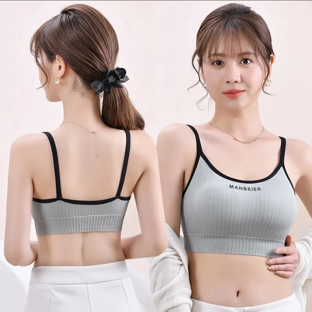 เสื้อสปอร์ตบรา B-130 เสริมฟองน้ำในตัว