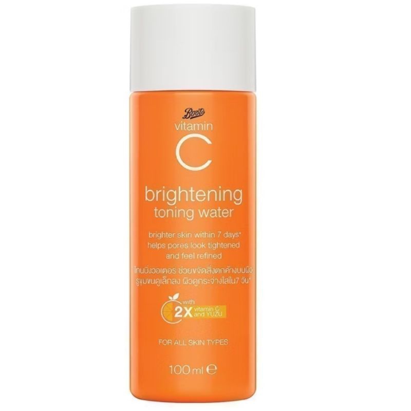 [ของแท้จากชอป] Boots Vitamin C Brightening Toning Water 100 ml.