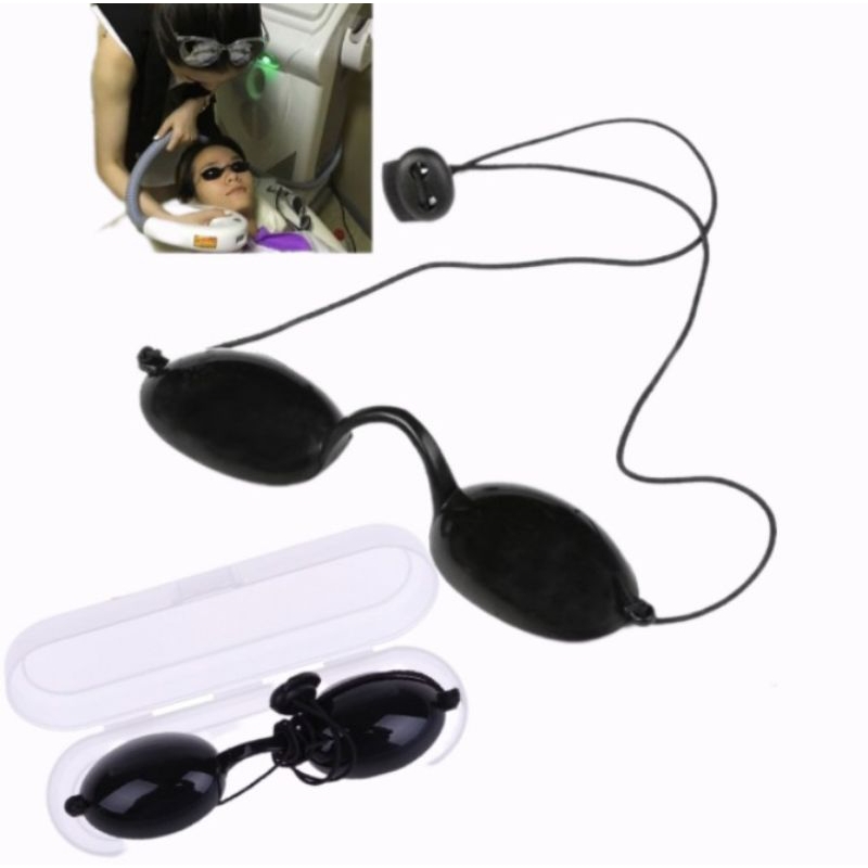 แว่นครอบเลนส์ดำกันแสงเลเซอร์เข้าตา กันแสง ipl  LED - รูปที่ 5