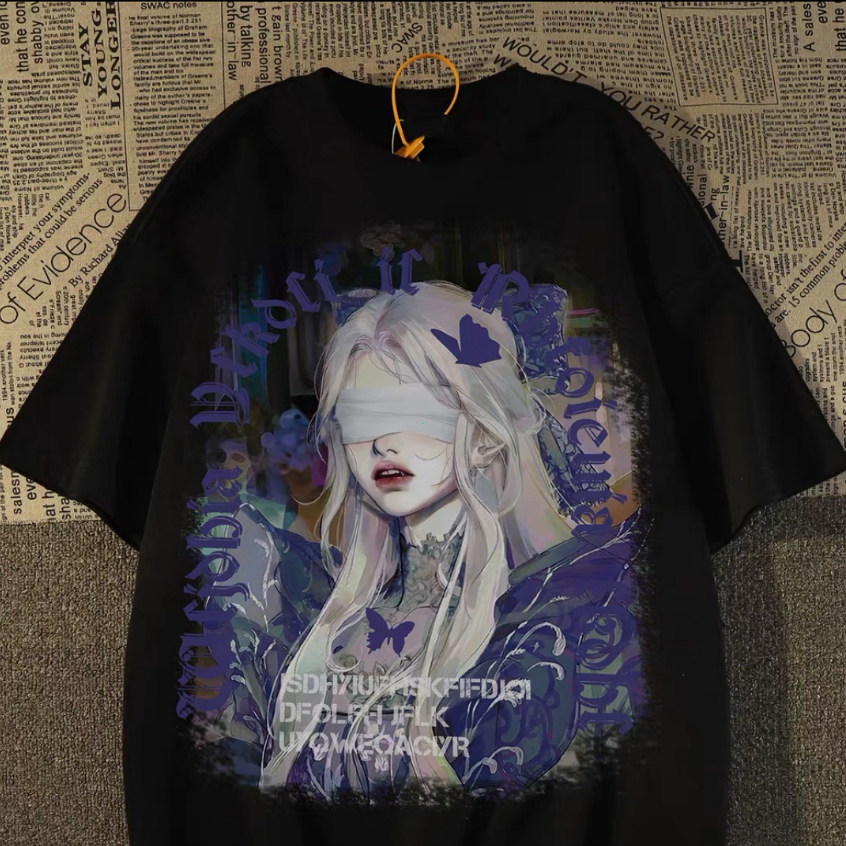 เสื้อยืด Oversize เสื้อยืดชาย แขนสั้น ไซซ์ คอกลม แฟชั่นฤดูร้อน สําหรับ