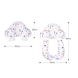 หมอนจัดท่านอนเด็ก (Ab124) - กอดก่าย จัดท่านอน มีเชือกรูด+ถอดแยกเป็นหมอนและหมอนข้างได้