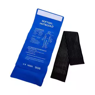 Softgel Hot&Cold ถุงเจลแบบมีสายรัด เจลประคบร้อนเย็น ถุงเจลประคบร้อนเย็น ถุงประคบร้อนเย็น ที่ประคบร้อนเย็น