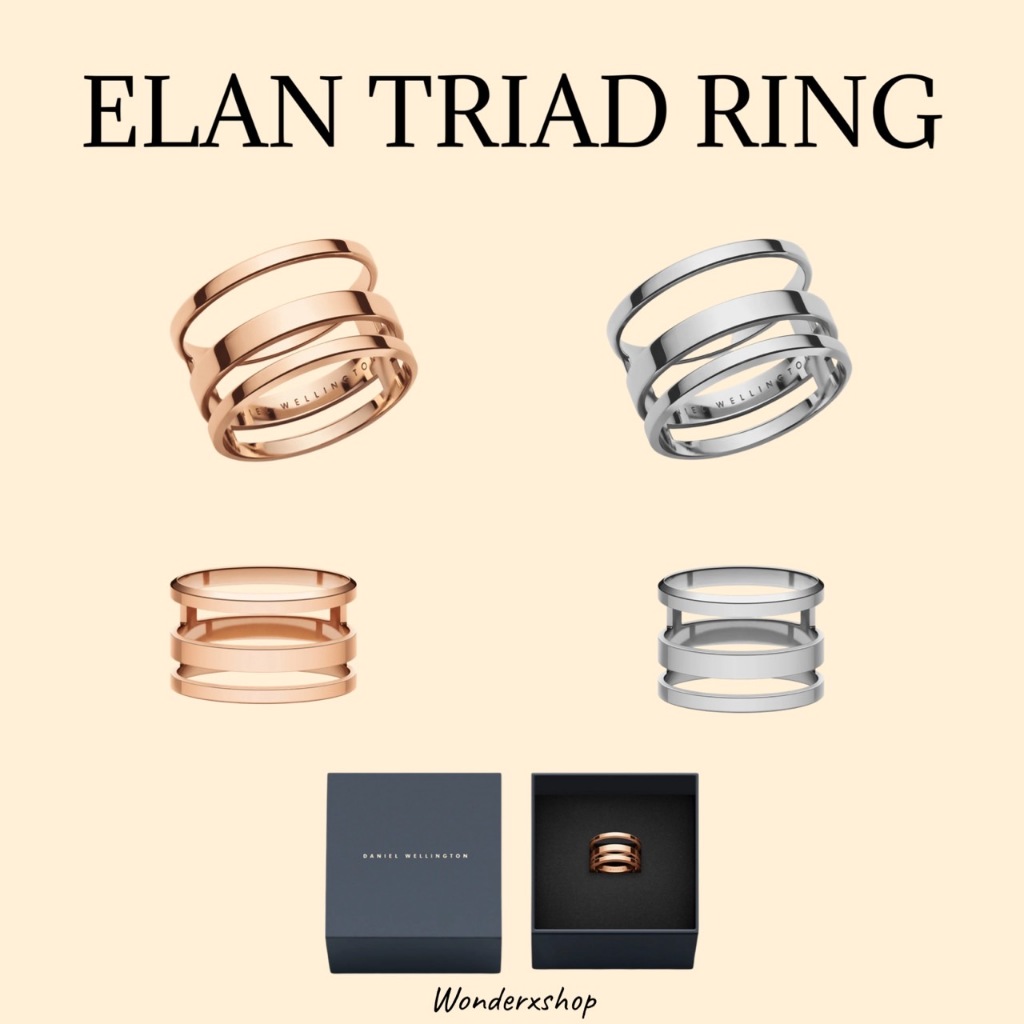 พร้อมส่ง‼️ แหวนDW Elan Triad แท้จากช้อปญี่ปุ่น💯