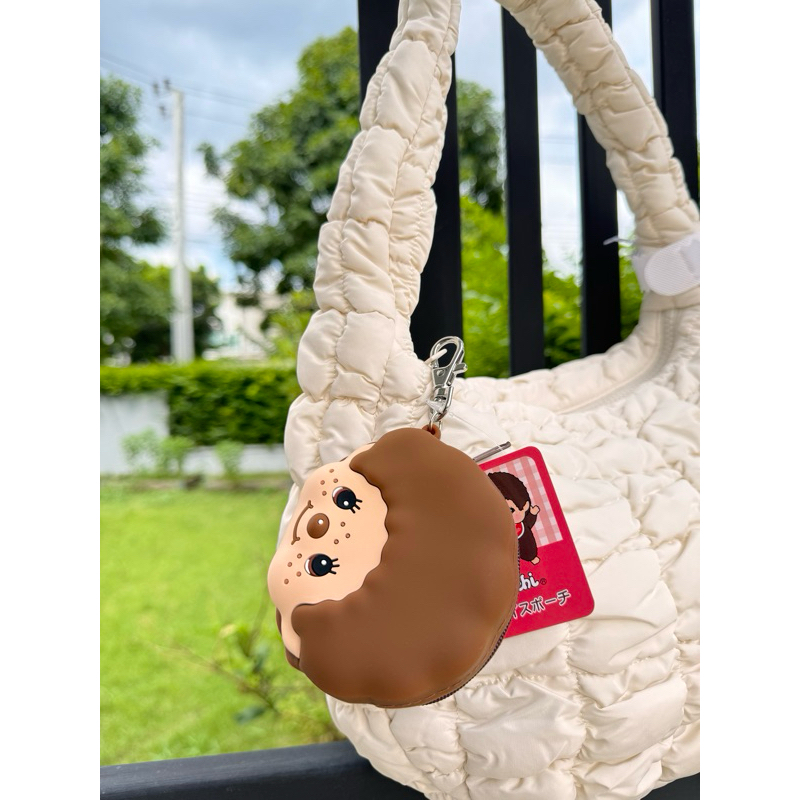 พร้อมส่ง กระเป๋าใส่เหรียญ Monchhichi ของแท้จากญี่ปุ่น