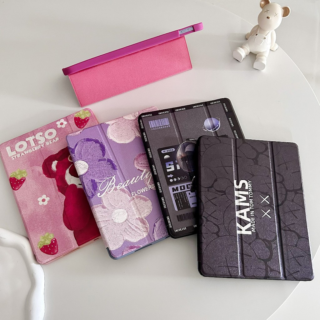 เคสซิลิโคนสำหรับไอเเพด แบบใส่ปากกาได้ไอแพด10.9 234 Air1 Air2 Pro9.7 gen7 gen8 gen9 10.2 Air3 pro 10.5 Air4 Air5 10.9