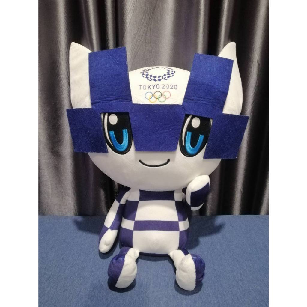 ตุ๊กตามิไรโตวะ  Miraitowa Mascot Olympic Tokyo 2020 ขนาด 18 นิ้ว ป้ายผ้า TOKYO 2020