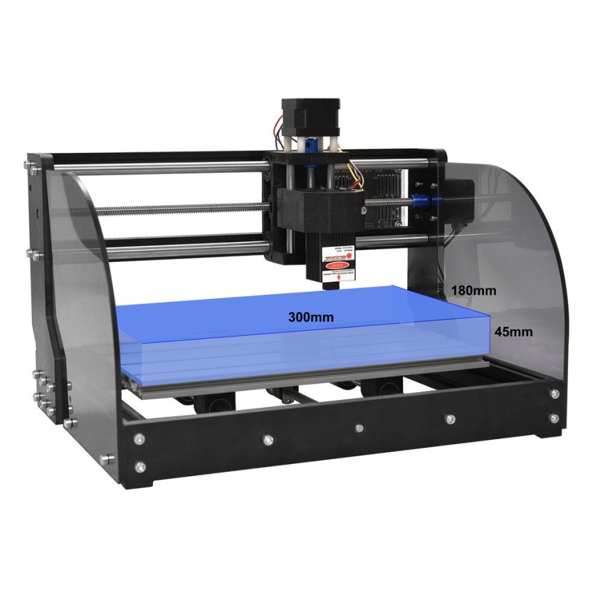 2-in-1 2500mw Laser Engraver Upgrade Version CNC 3018 Pro-M Engraving Machine