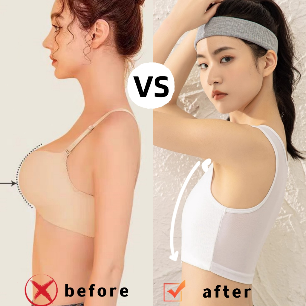 เสื้อกล้ามทอมชิค กางเกงในทอม ซิปข้าง ระบายอากาศ sport bra เนื้อผ้าเย็นสบาย  กระชับสัดส่วนร่างกาย