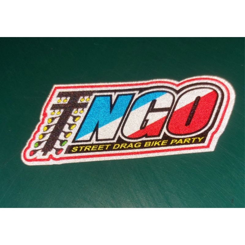 sticker ngo ไฟstreetขนาด8×3cm
