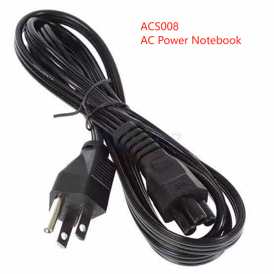 สายไฟ AC Power Cable สายไฟคอมพิวเตอร์ พาวเวอร์ซัพพลาย จอมอนิเตอร์ แบบหนา 0.5/0.75/1/1.5mm ความยาว 1.8m ACS001/2/3/7/8/9