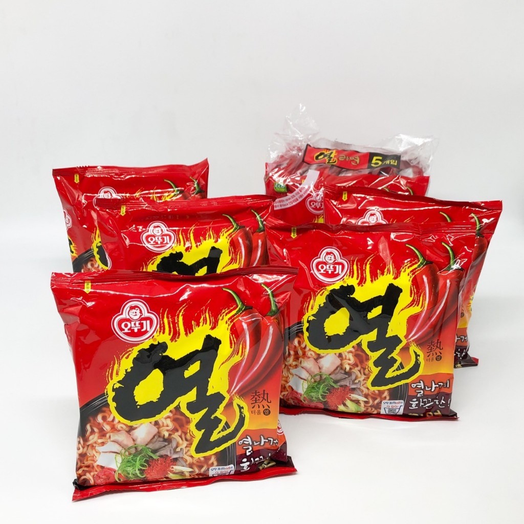 โอโตกิ 🔥 ยอลรามยอน 🔥 1 แพ็ค 5 ห่อ มาม่าเผ็ดเกาหลี บะหมี่กึ่งสำเร็จรูป 열라면 มาม่าเกาหลี Yeul Ramen