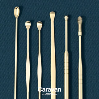 Caravan crew Ear pick set 6-piece set ชุดอุปกรณ์แคะหู เก็บง่าย พกพาสะดวก
