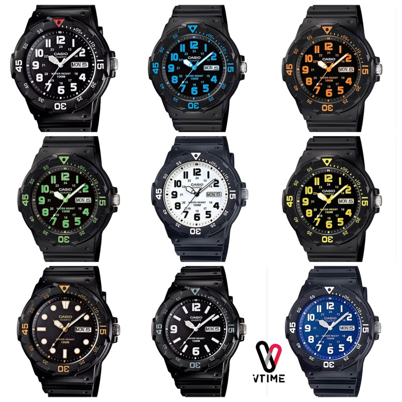 CASIO นาฬิกาผู้ชาย SPORT รุ่น MRW-200H สายเรซิน