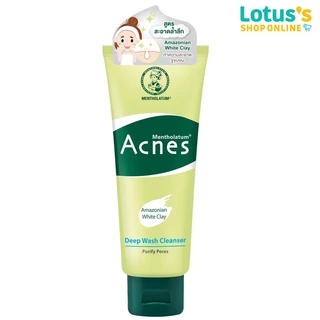 เมนโทลาทั่ม แอคเน่ส์ แบล็คเฮด แอนด์ ออย คอนโทรล วอช 100 กรัม MENTHOLATUM ACNES BLACKHEAD & OIL CONTROLLING WASH 100 G.