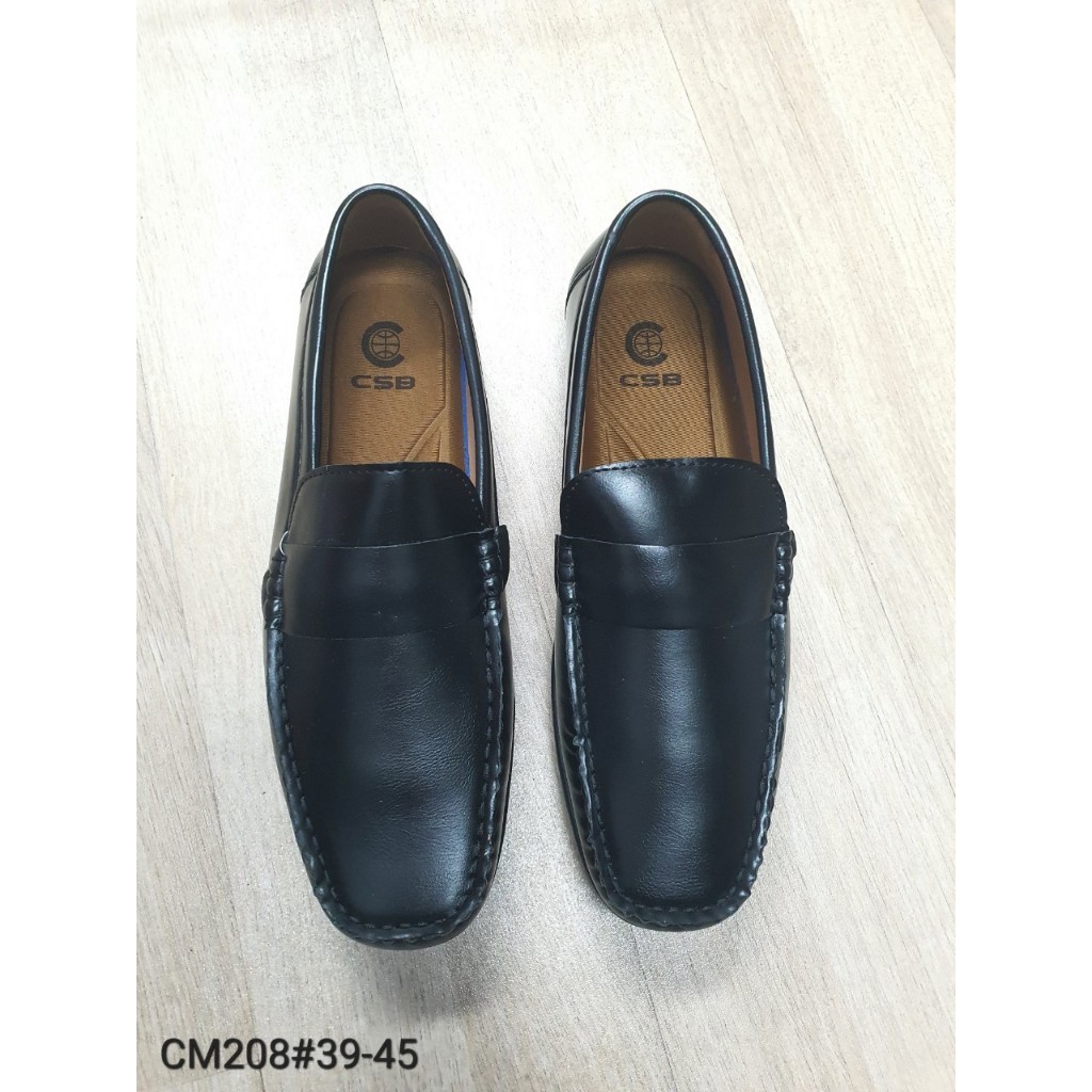 CM208รองเท้าหนังลำลองเย็บพื้นไม่มีส้นไซส์39-45มี4สี