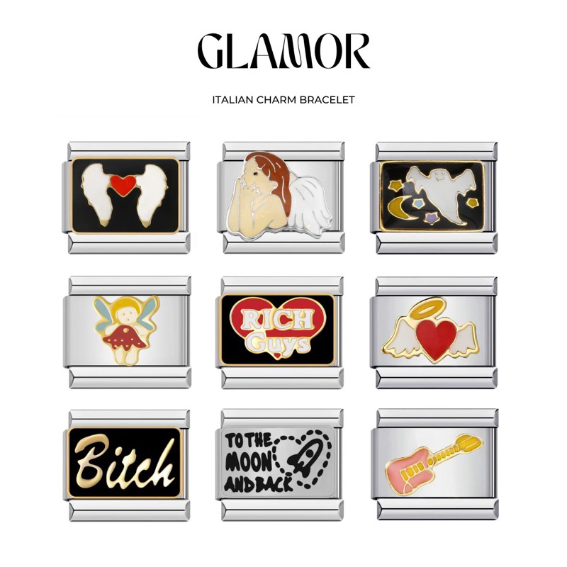 ชาร์ม กำไล Italian Charm Bracelet