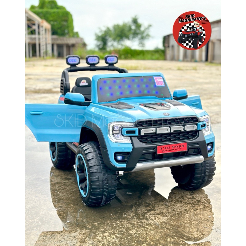 ฟอร์ด 5มอเตอร์ 4x4 โฉมใหม่ มีไฟที่กระจก ไฟรอบคัน มีบลูทูธ📲🎶 รถแบตเตอรี่ ของเล่นเด็ก MN2060
