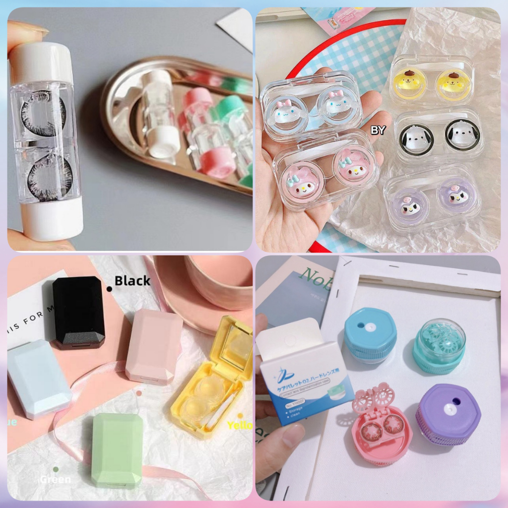 Midroo ตลับคอนแทคเลนส์ กล่องคอนแทคเลนส์ น่ารัก กล่องคอนแทค Multifunctional Box