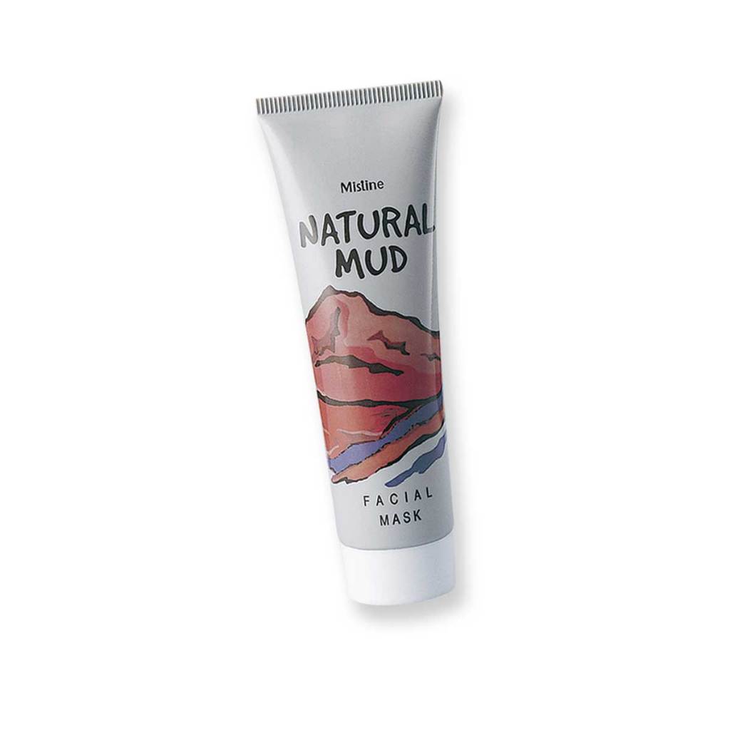 Mistine Naturl mud facial mask ครีม มาส์ก พอกหน้า สูตรผสมโคลนธรรมชาติ 85g. มิสทีน เพื่อผิวหน้า สะอาด