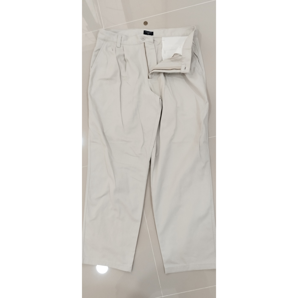 06VPPกางเกงเวสปอยท์ผู้ชาย  ขนาดMรอบเอว34นิ้ว West Point pants DOCKERS  สี ขาว ผ้า100COTTON