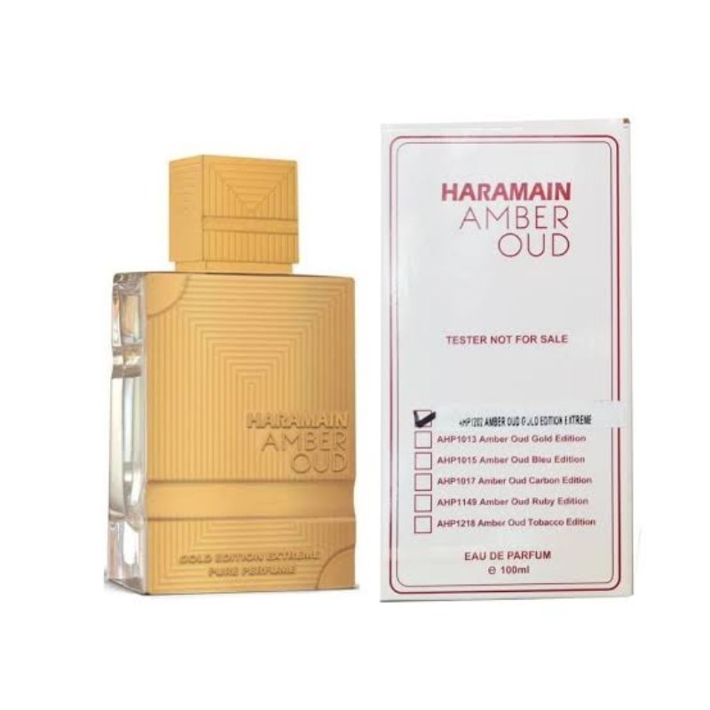 Amber Oud Gold Edition Extreme Pure Perfume Al Haramain NEW, TESTER