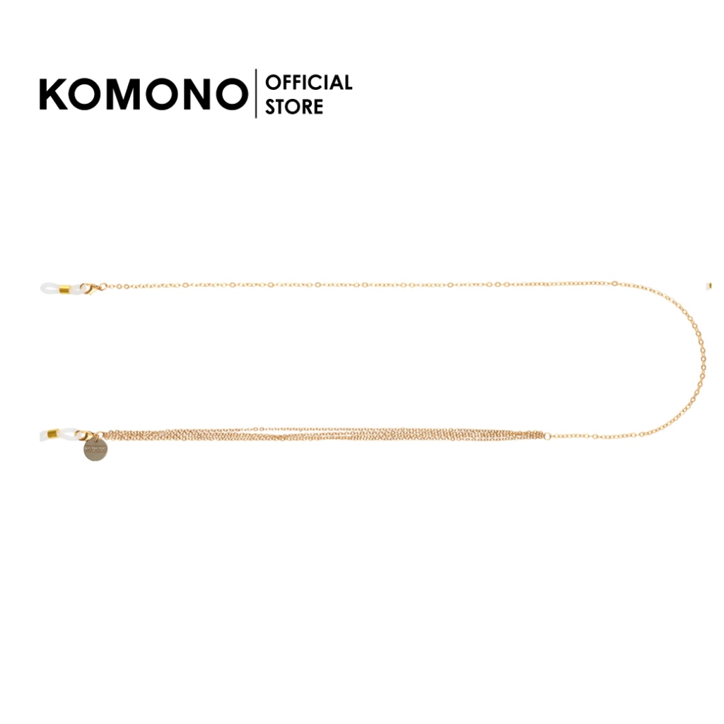 KOMONO Cord Lacy Gold สายคล้องแว่น/แมส โลหะ สีทอง