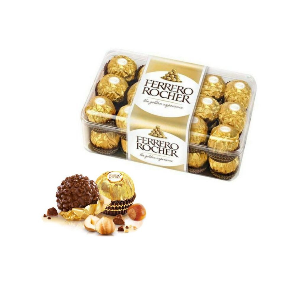 Ferrero rocher original milk chocolate มี 30 ลูก Exp.18/02/25