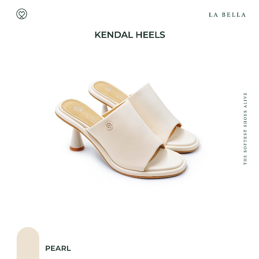 LA BELLA รุ่น KENDAL HEELS - PEARL