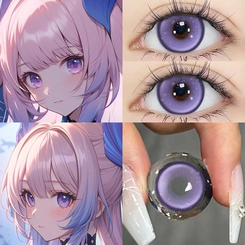 พร้อมส่ง Yilala มีค่าสายตา คอนแทคเลนส์คอสเพลย์ รายวัน สีชัด 1 Year Bigeye Cosplay