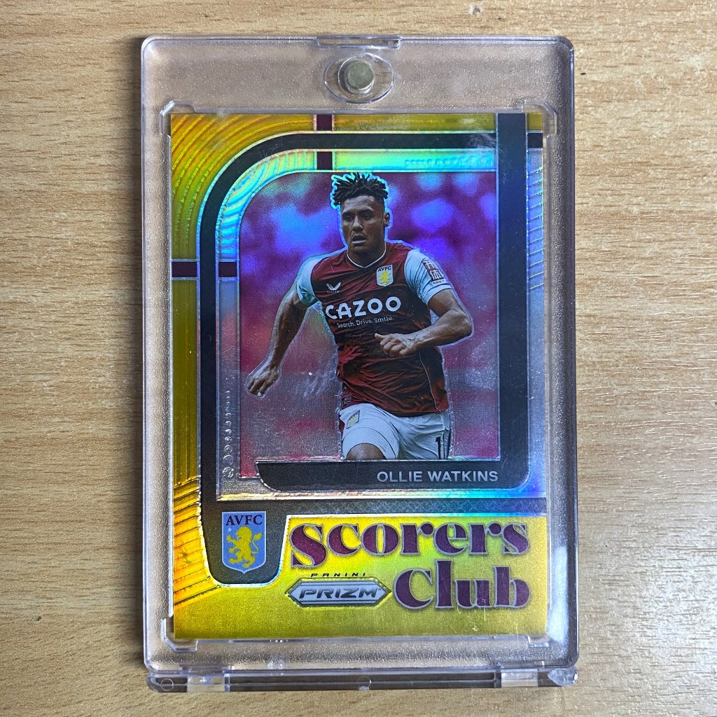 Panini Prizm Premier League 2022-23 - Ollie Watkins - gold Scorers Club 06/10
