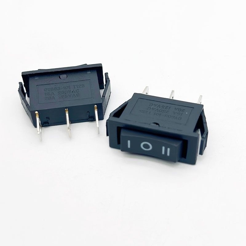 สวิตช์เรือ KCD3 สวิตช์โยก 3-pin 3-speed push ปุ่มแหล่งจ่ายไฟหม้อหุงข้าวไฟฟ้ารถเข็นเด็กสวิทช์