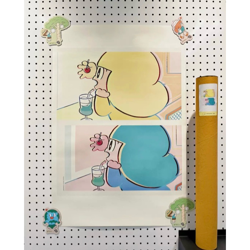 💥พร้อมส่ง💥Mamuang Cafe Poster “Cream Soda“ 💚✨