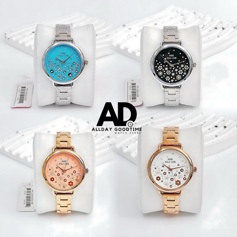 นาฬิกาข้อมือ PPC PARIS POLO CLUB PPC-220610L กันน้ำ 3 ATM ประกันศูนย์ไทย 1 ปี พร้อมกล่องแบรนด์