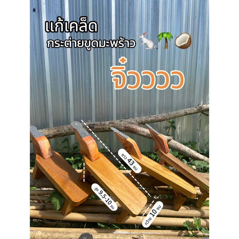 กระต่ายขูดมะพร้าวจิ๋วววว (เเก้เคล็ดขึ้นบ้านใหม่ ตั้งโชว์)