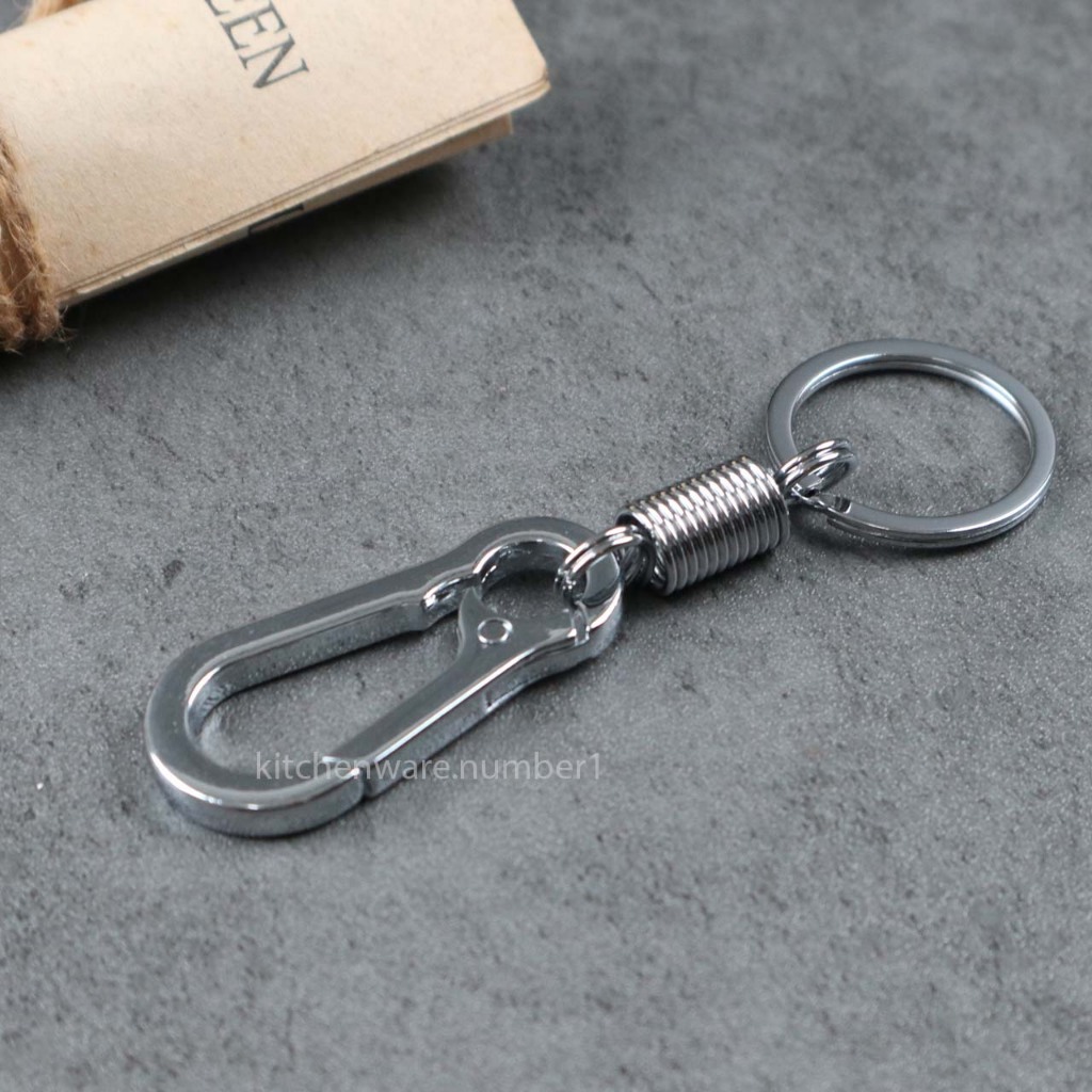 พวงกุญแจสแตนเลส แข็งแรงใช้งานได้หลากหลายพกพาสะดวก (สุ่มแบบ)