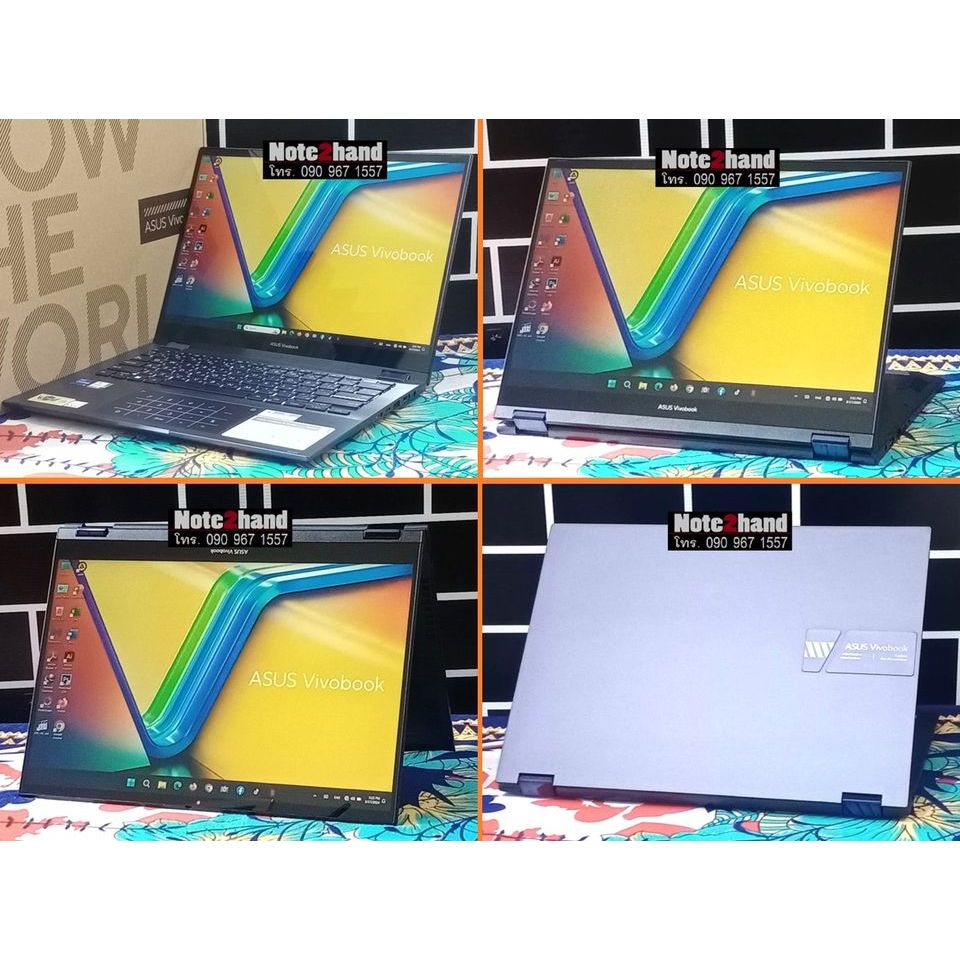 โน๊ตบุ๊คมือสอง ASUS Core i5-13500H จอทัชสกรีน14”IPS+ปากกา+แรม16+NVMe512+การ์ดจอ Iris+ประกันศูนย์