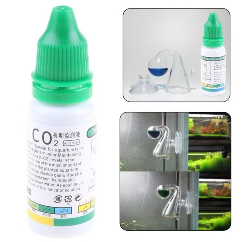 Drop Checker ดรอบเช็คเกอร์ วัดปริมาณ Co2 ในตู้ปลา และ ตู้พรรณไม้น้ำ พร้อมใช้