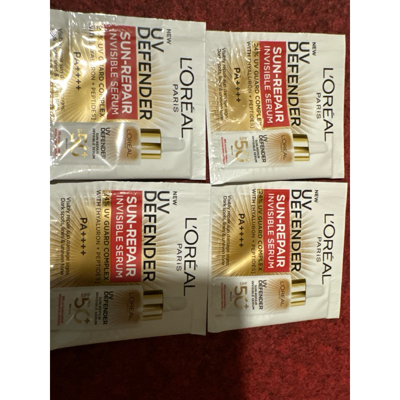 🔥Hots Sale🔥 L'Oreal Paris เซรั่มบำรุงผิวหน้า  สินค้าขนาดทดลอง  แบบหลอดขนาด 7.5 มล. แบบซองขนาด 1.5 มล.
