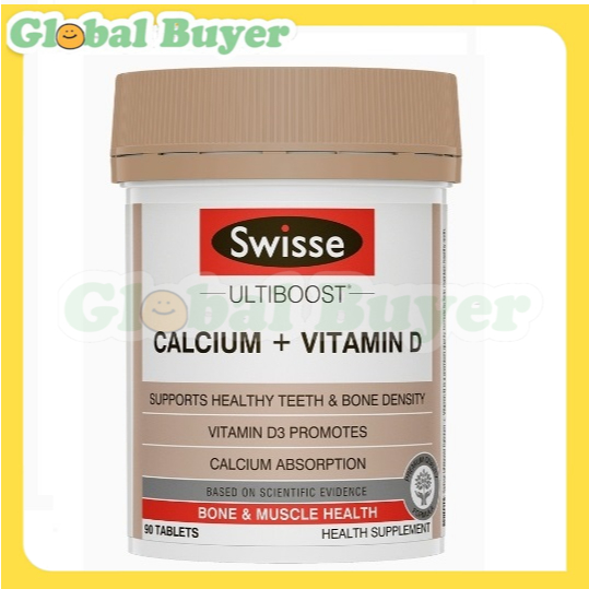 Swisse Ultiboost Calcium + Vitamin D 90 tablets