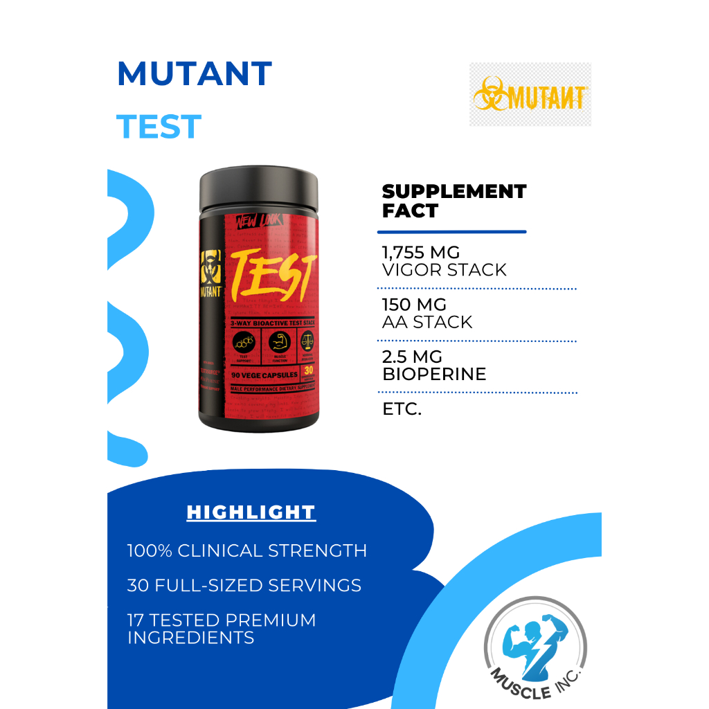 Mutant- Test 90cps พร้อมส่ง!!