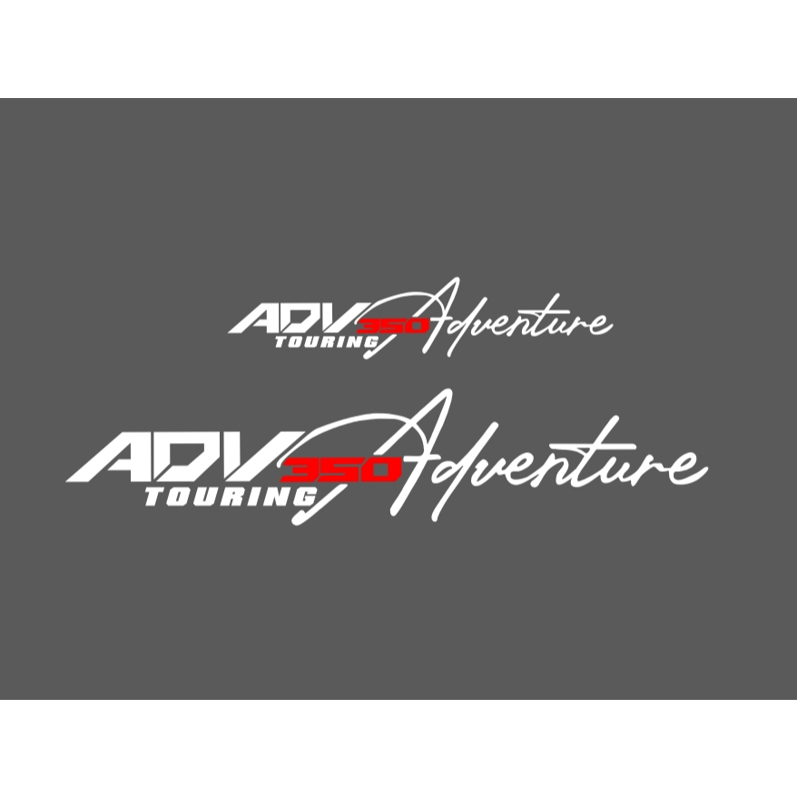 สติ๊กเกอร์ ADV 350 Touring Adventure แต่งรถ