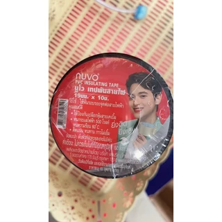 เทปพันสายไฟ สีดำ NUVO (1แพ็ค 10 ม้วน) ขนาด19 มม. ยาว 10 เมตร