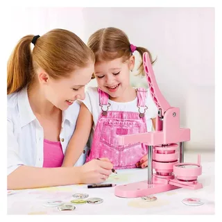 【จัดส่ง2วัน】ชุดทำป้าย DIY ขนาด 58+32+25 มม. แท่นกดป้ายแบบกด-ดึง พร้อมปุ่ม 300 ปุ่ม/รูปภาพ/เครื่องตัดวงกลม