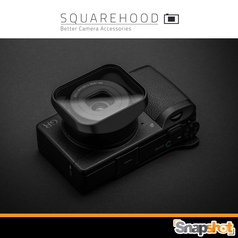 Squarehood Ricoh GR Glass Lens Hood (Clear / Haze) เลนส์ฮูด สำหรับ กล้อง Ricoh GRIII / GRIIIX series
